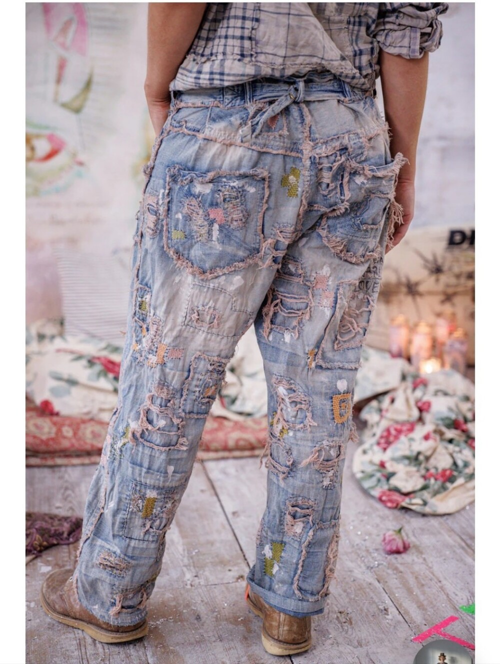 MAGNOLIA PEARL ART SCHOOL MINER DENIMS